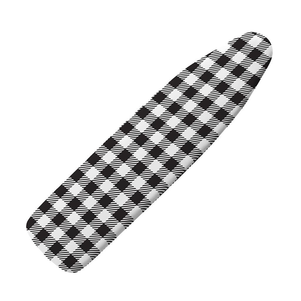 Black And White Gingham Pattern Print Ironing Board Cover