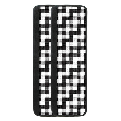 Black And White Gingham Pattern Print Refrigerator Handle Covers