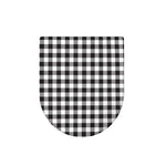 Black And White Gingham Pattern Print Toilet Lid Cover
