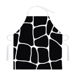 Black And White Giraffe Pattern Print Adjustable Apron