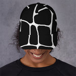 Black And White Giraffe Pattern Print Baseball Cap