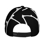 Black And White Giraffe Pattern Print Baseball Cap