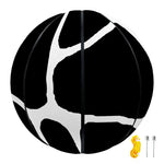 Black And White Giraffe Pattern Print Basketball