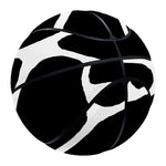 Black And White Giraffe Pattern Print Basketball