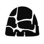 Black And White Giraffe Pattern Print Beanie