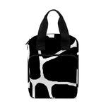 Black And White Giraffe Pattern Print Bible Tote Bag