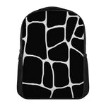 Black And White Giraffe Pattern Print Casual Backpack