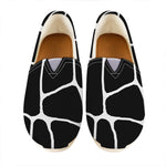 Black And White Giraffe Pattern Print Casual Shoes