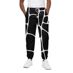Black And White Giraffe Pattern Print Cotton Pants