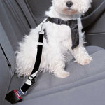 Black And White Giraffe Pattern Print Dog Seat Belt