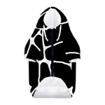 Black And White Giraffe Pattern Print Dog Zip Up Hoodie