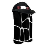 Black And White Giraffe Pattern Print Double Neoprene Wine Tote