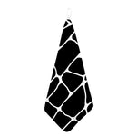 Black And White Giraffe Pattern Print Hand Towel