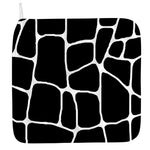Black And White Giraffe Pattern Print Hand Towel
