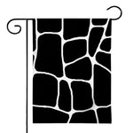 Black And White Giraffe Pattern Print House Flag