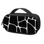 Black And White Giraffe Pattern Print Insulin Cooler Travel Case