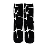 Black And White Giraffe Pattern Print Long Socks