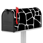 Black And White Giraffe Pattern Print Mailbox Cover