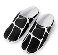 Black And White Giraffe Pattern Print Mesh Casual Shoes