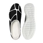 Black And White Giraffe Pattern Print Mesh Casual Shoes