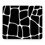 Black And White Giraffe Pattern Print Mouse Pad
