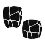 Black And White Giraffe Pattern Print Office Chair Cover