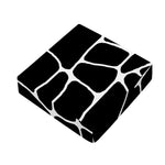 Black And White Giraffe Pattern Print Outdoor Seat Cushion Cover