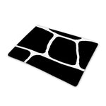 Black And White Giraffe Pattern Print Pet Cooling Mat Cover