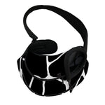 Black And White Giraffe Pattern Print Pet Sling Carrier