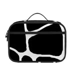 Black And White Giraffe Pattern Print Portable Lunch Bag