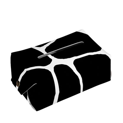 Black And White Giraffe Pattern Print Rectangle Tissue Box Cover