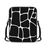 Black And White Giraffe Pattern Print Rectangular Crossbody Bag