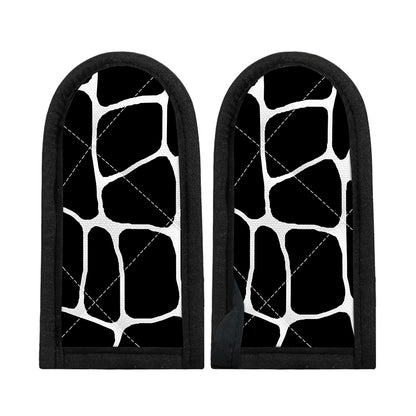 Black And White Giraffe Pattern Print Skillet Handle Cover