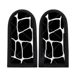 Black And White Giraffe Pattern Print Skillet Handle Cover