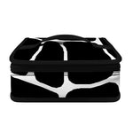 Black And White Giraffe Pattern Print Small Lunch Bag