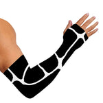 Black And White Giraffe Pattern Print Sun Protection Arm Sleeves