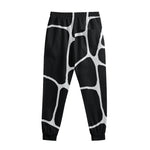 Black And White Giraffe Pattern Print Sweatpants