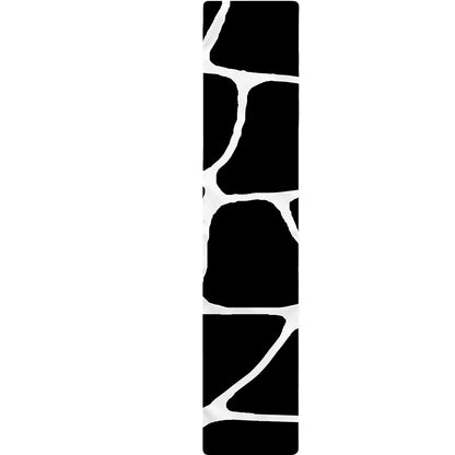 Black And White Giraffe Pattern Print Table Runner