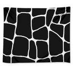 Black And White Giraffe Pattern Print Tapestry