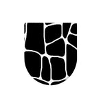 Black And White Giraffe Pattern Print Toilet Lid Cover