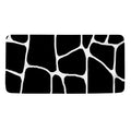 Black And White Giraffe Pattern Print Towel
