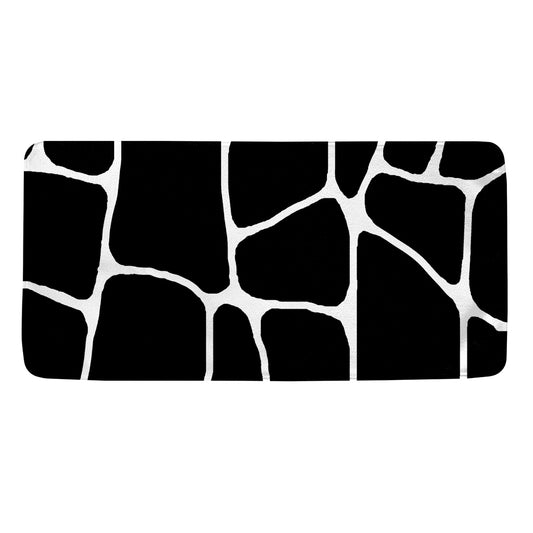 Black And White Giraffe Pattern Print Towel