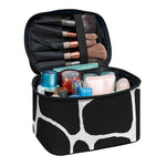 Black And White Giraffe Pattern Print Travel Makeup Bag
