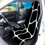 Black And White Giraffe Pattern Print Waterproof Car Seat Cover
