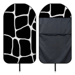 Black And White Giraffe Pattern Print Waterproof Car Seat Cover