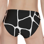 Black And White Giraffe Pattern Print Women's Panties