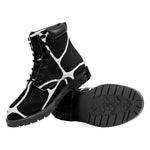 Black And White Giraffe Pattern Print Work Boots