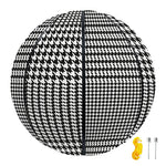 Black And White Glen Plaid Print Basketball