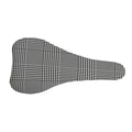 Black And White Glen Plaid Print Bicycle Seat Cover