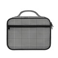 Black And White Glen Plaid Print Briefcase Bible Bag
